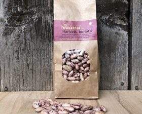 Borlottibohnen halbe - Haricots borlotti - 1kg