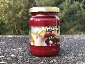 Fruchtaufstrich Kornelkirschen - Confiture de cornouilles - 220g