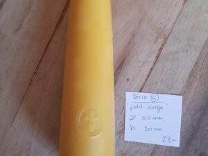 Bienenwachskerze S6 - Bougie en circe d'abeille - petit cierge